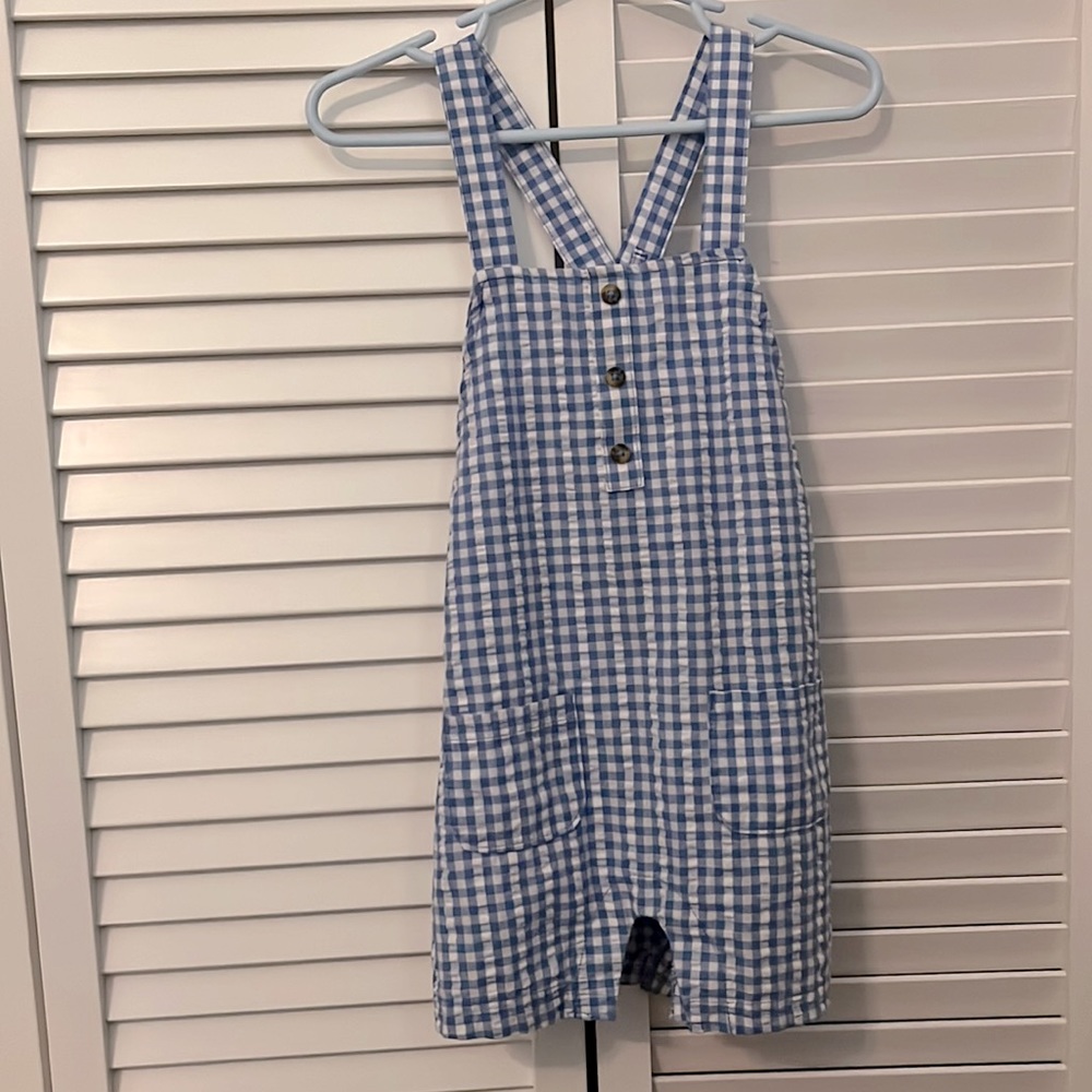 Toddler Gingham overall 18M
